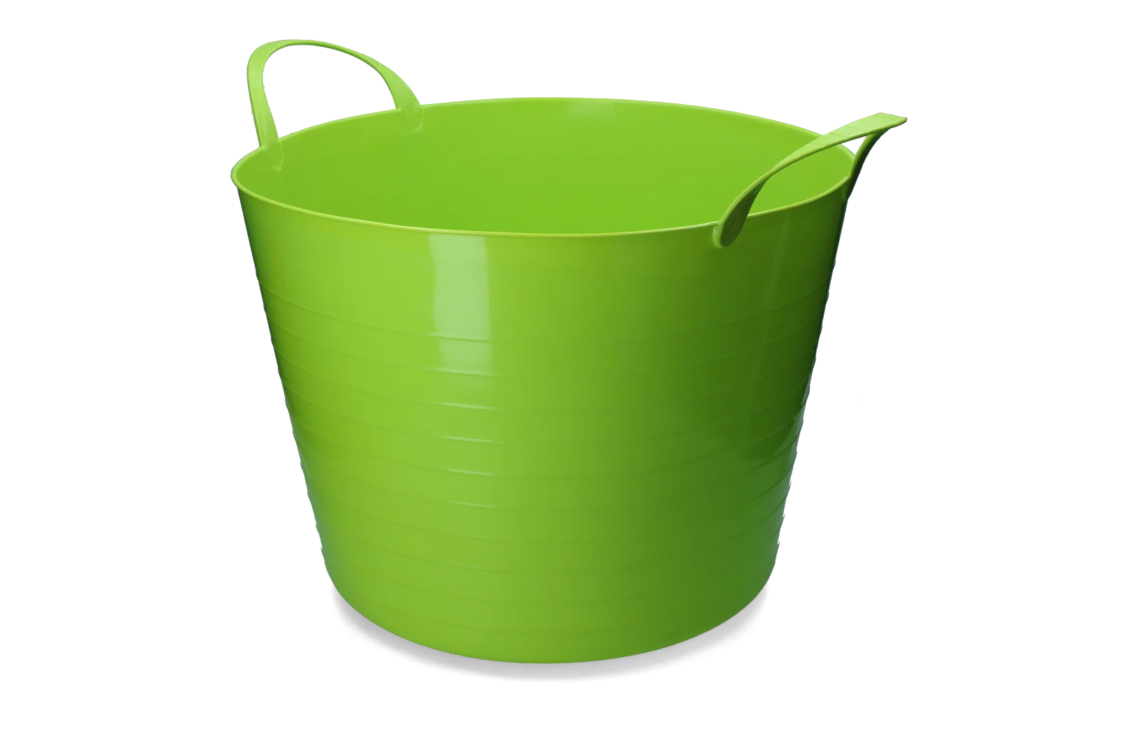 Elastyczne wiadro z uchwytami, 65 l, limonkowe – Vplast V-Trug Flexi - obrazek 1