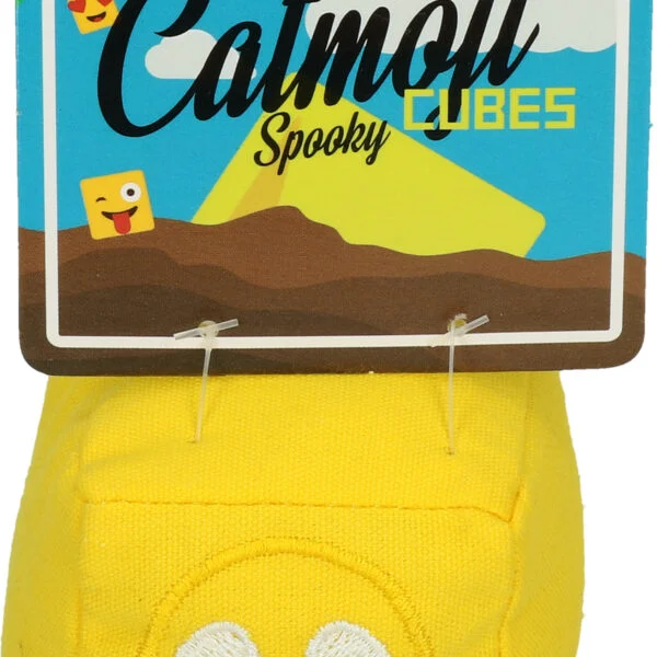 Kostka do zabawy dla kotów z MADNIP, Ø 7 cm – Catmoji Cube Spooky