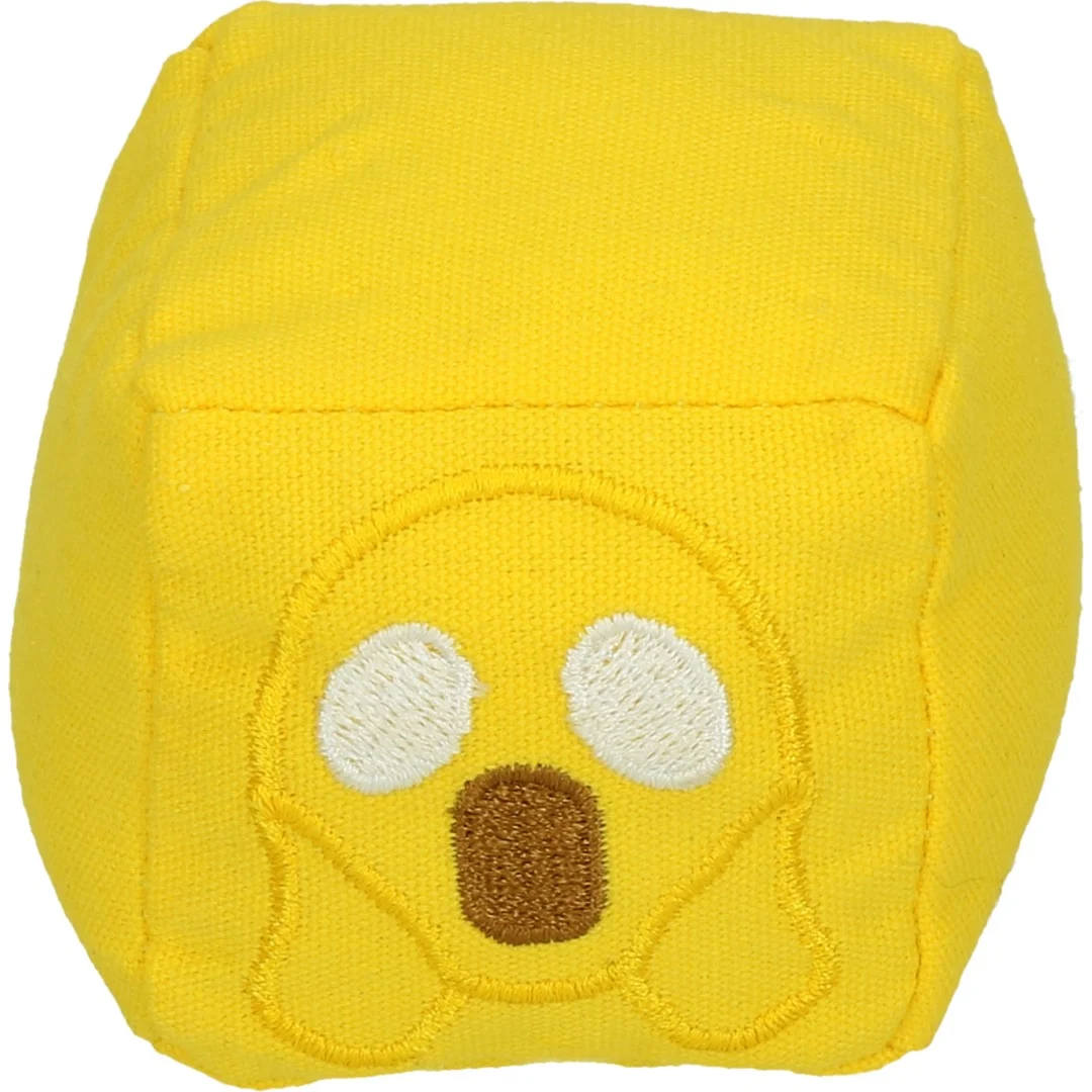 Kostka do zabawy dla kotów z MADNIP, Ø 7 cm – Catmoji Cube Spooky - obrazek 4