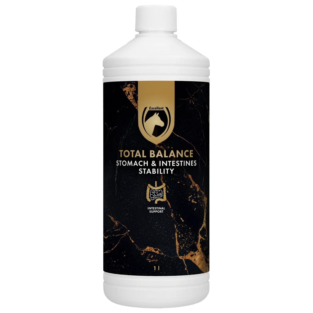 Suplement dla koni z kwasami humusowymi i minerałami, 1 l – Excellent Horse Total Balance - obrazek 1