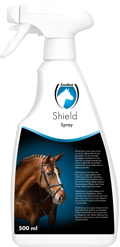 Spray neutralizujący zapach dla koni z substancjami zapachowymi, 500 ml – Excellent Horse Shield Spray - obrazek 1