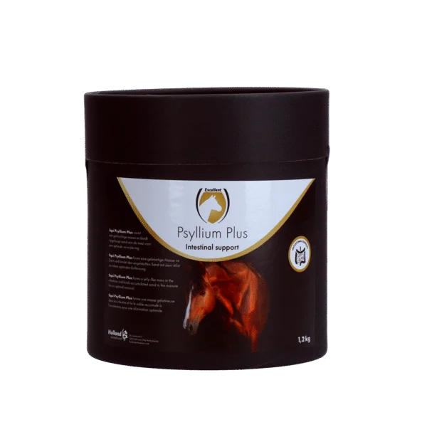 Suplement z babką płesznik dla koni, 1,2 kg – Excellent Horse Psyllium Plus