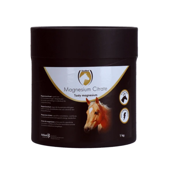 Cytrynian magnezu dla koni, 1 kg – Excellent Horse Magnesium Citrate