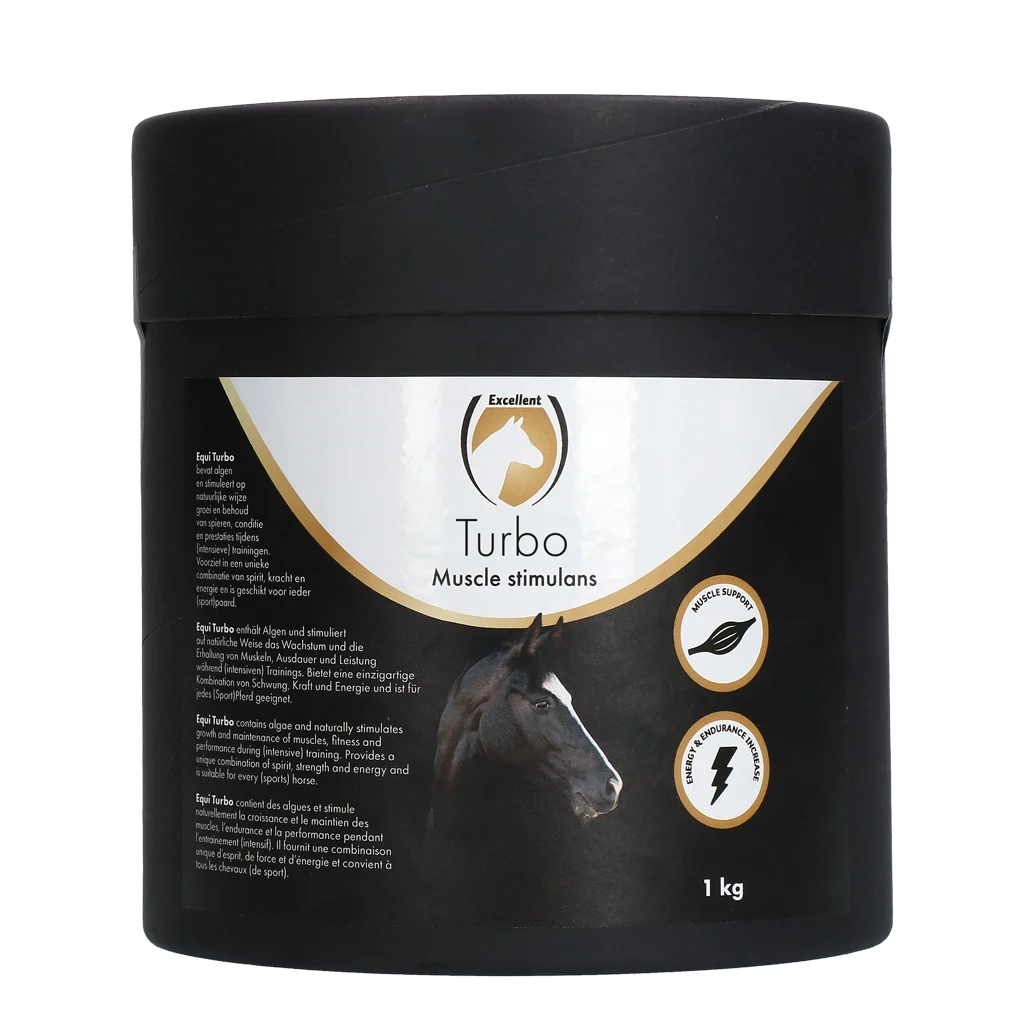 Suplement na mięśnie dla koni z algami, 1 kg – Excellent Horse Turbo - obrazek 1