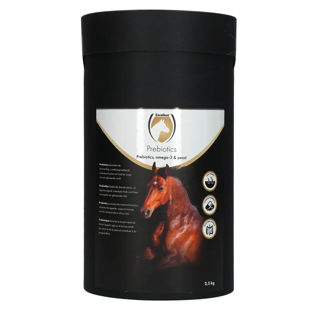 Prebiotyki dla koni z omega 3 i drożdżami, 2,5 kg – Excellent Horse Prebiotics - obrazek 1