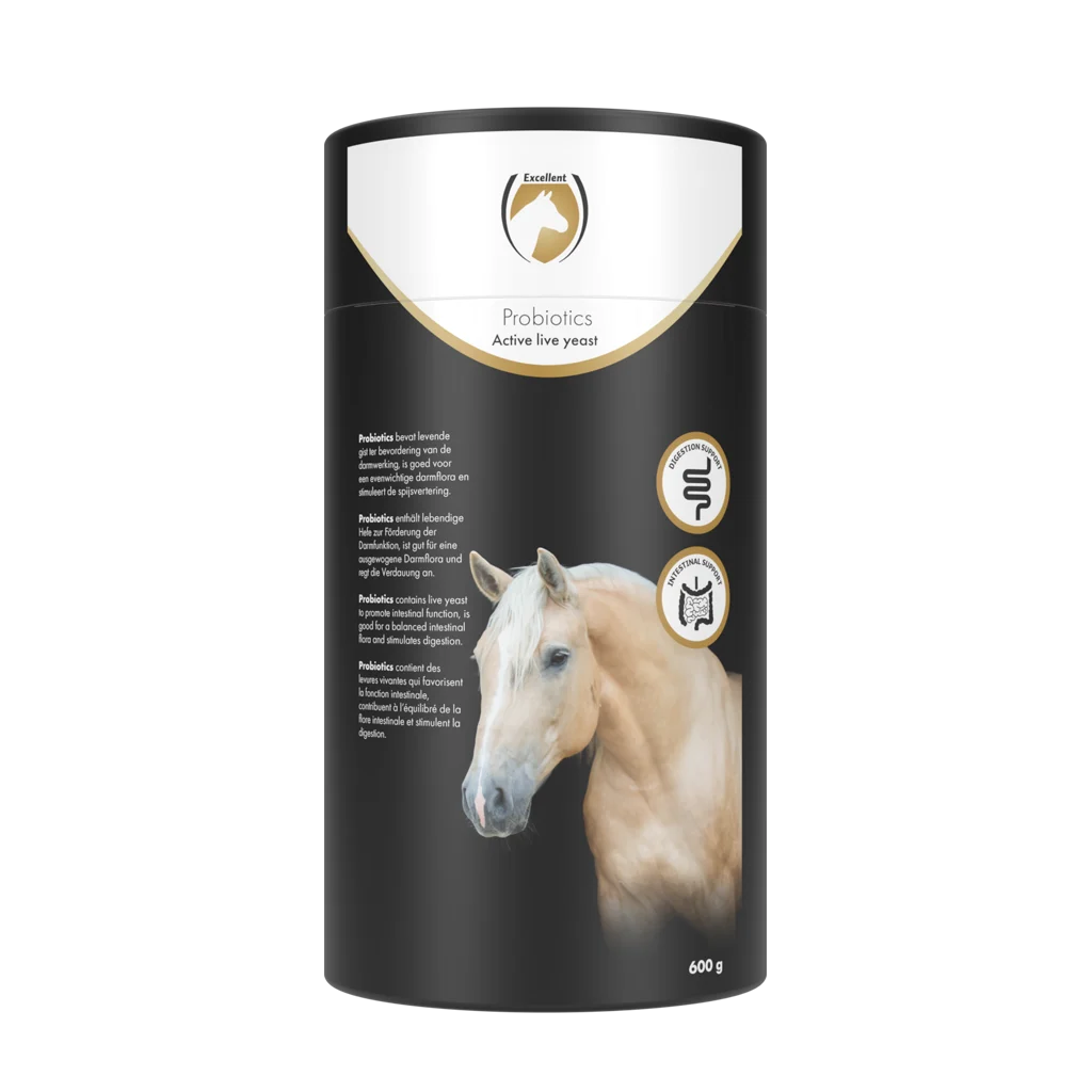 Probiotyki dla koni w proszku, 600 g – Excellent Horse Probiotics - obrazek 1