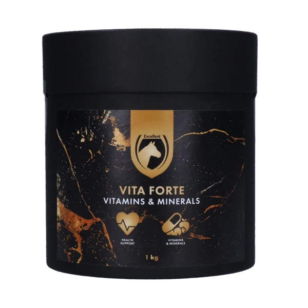 Witaminowy suplement dla koni z minerałami, 1 kg – Excellent Horse Vita Forte