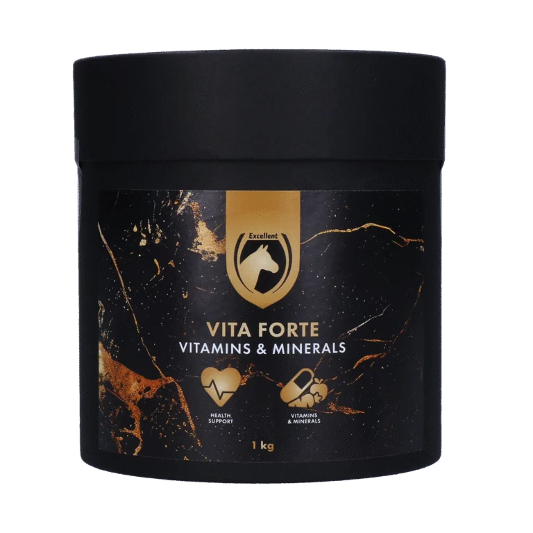 Witaminowy suplement dla koni z minerałami, 1 kg – Excellent Horse Vita Forte