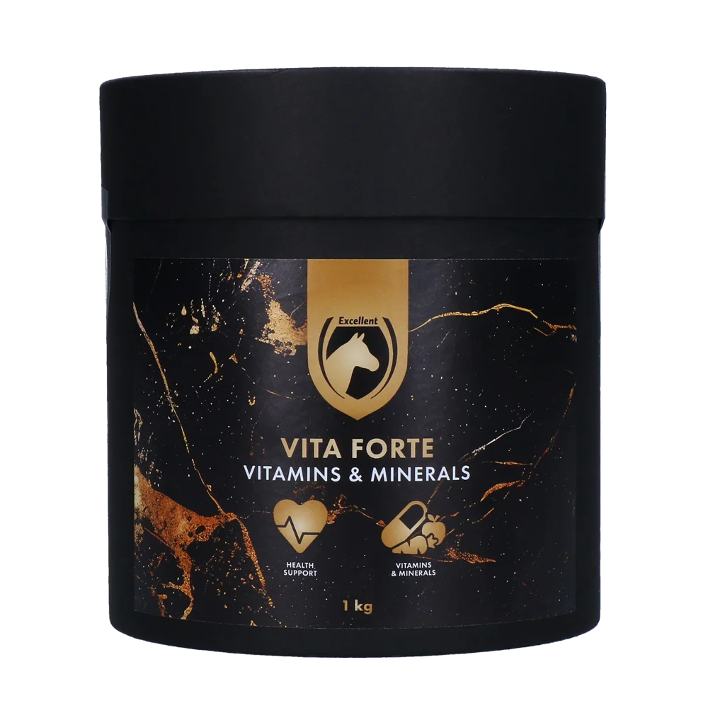 Witaminowy suplement dla koni z minerałami, 1 kg – Excellent Horse Vita Forte - obrazek 1