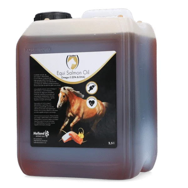 Olej z łososia dla koni z omega 3, 2,5 l – Excellent Horse Salmon Oil