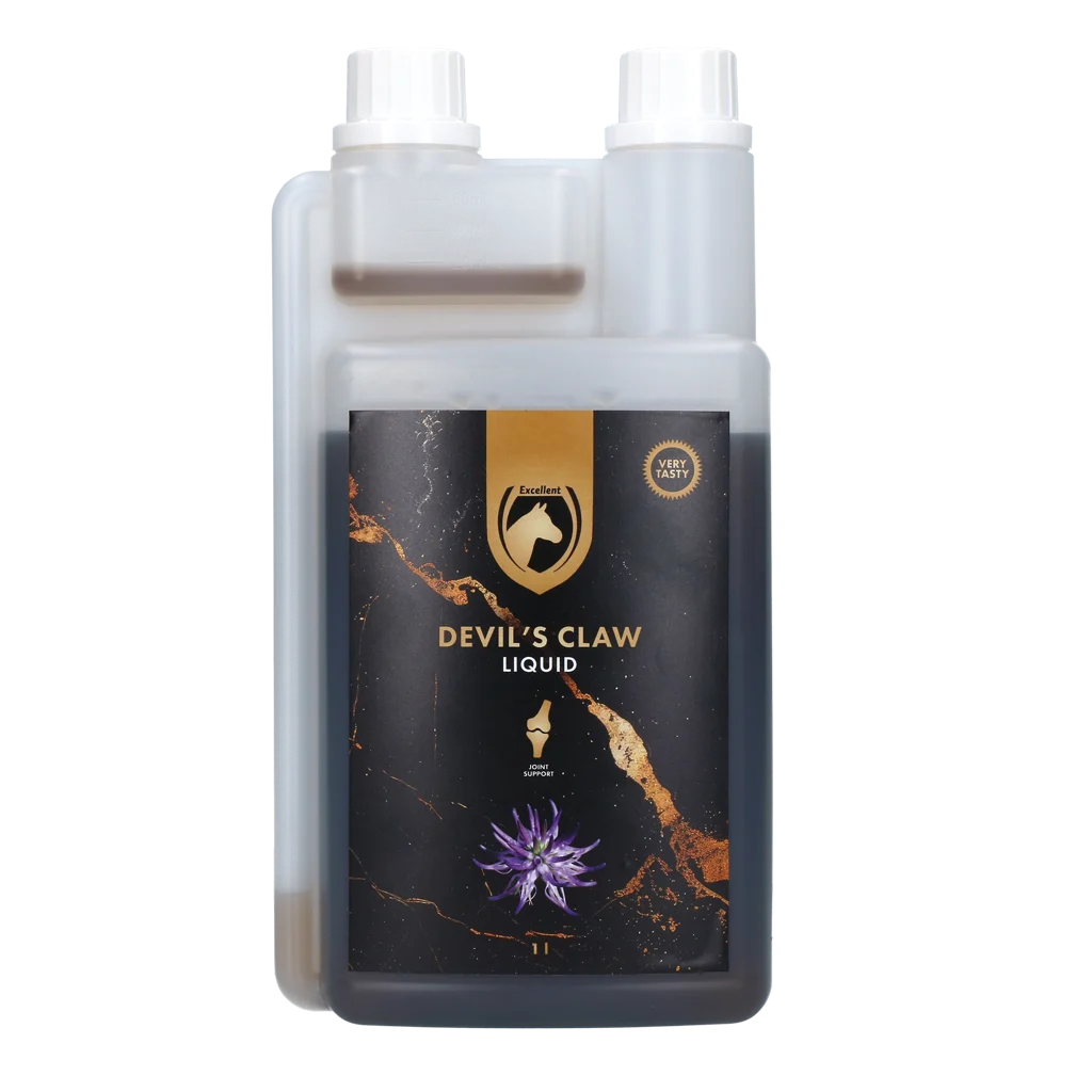 Suplement na stawy dla koni z ekstraktem z czarciego pazura, 1 l – Excellent Horse Devil's Claw Liquid - obrazek 1