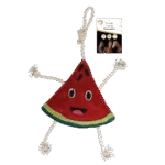 Zabawka dla konia w kształcie arbuza z szeleszczącym wypełnieniem, 28 x 31 x 7 cm – Excellent Horse Foodie Friends Watermelon