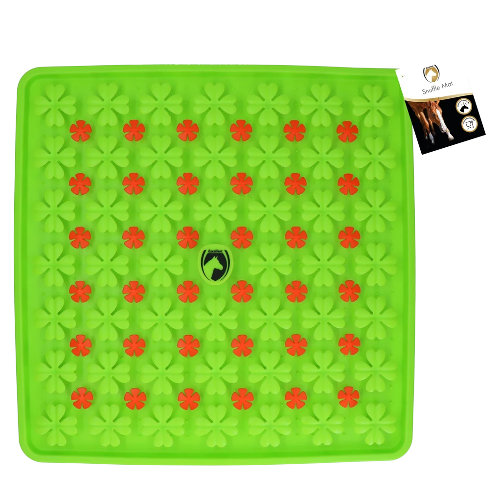 Silikonowa mata węchowa dla koni do podawania paszy, 50 x 50 cm – Excellent Horse Snuffle Mat - obrazek 1