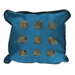 Worek na siano dla koni, kwadratowy, niebieski, 62 x 55 cm – Excellent Horse Hay Pillow Slow Feeder