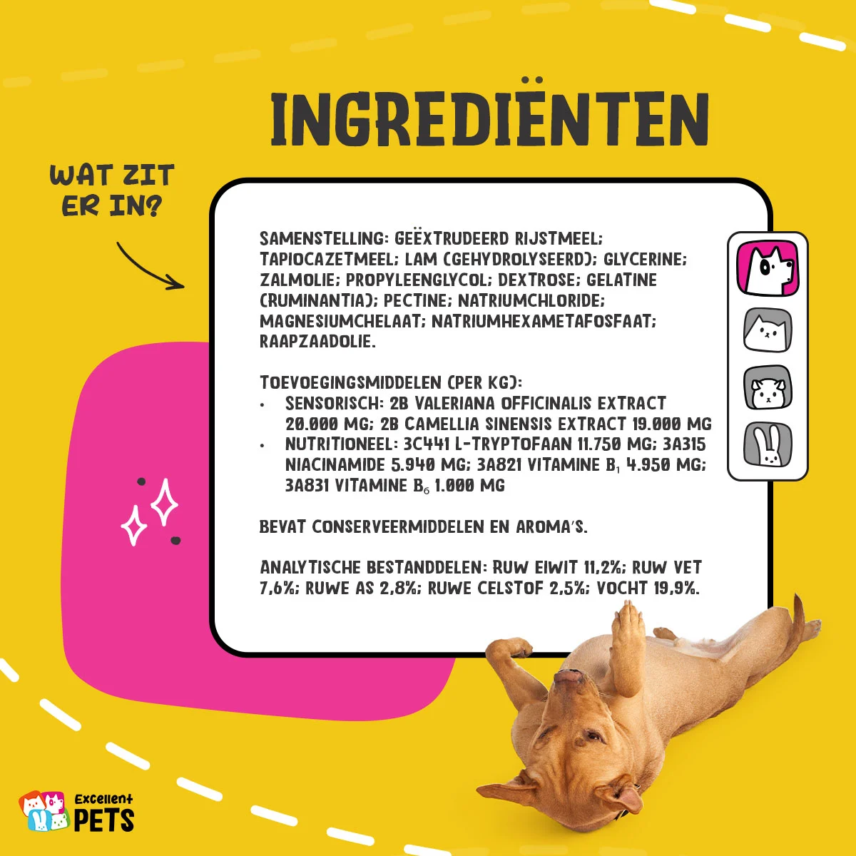 Miękkie przysmaki do żucia dla psów w stresujących sytuacjach, 120 sztuk – Excellent Pets No Stress Soft Chews - obrazek 6