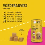 Miękkie przysmaki do żucia dla psów w stresujących sytuacjach, 120 sztuk – Excellent Pets No Stress Soft Chews - obrazek 4