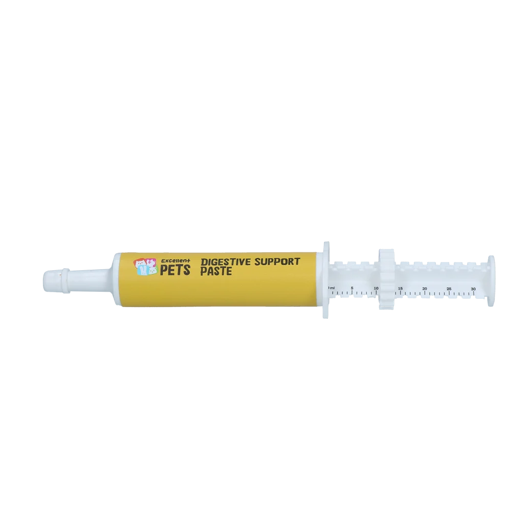 Pasta wspomagająca trawienie dla zwierząt domowych z elektrolitami, 30 ml – Excellent Pets Digestive Support - obrazek 2