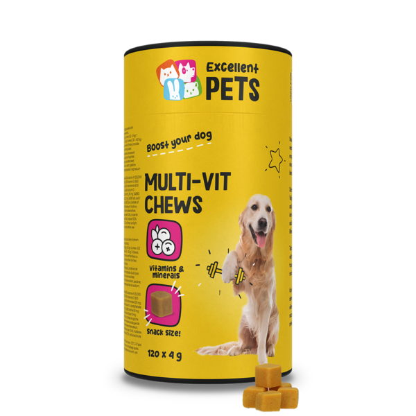 Przysmaki multivitaminowe dla psów, 120 sztuk – Excellent Pets Multi-Vit Soft Chews