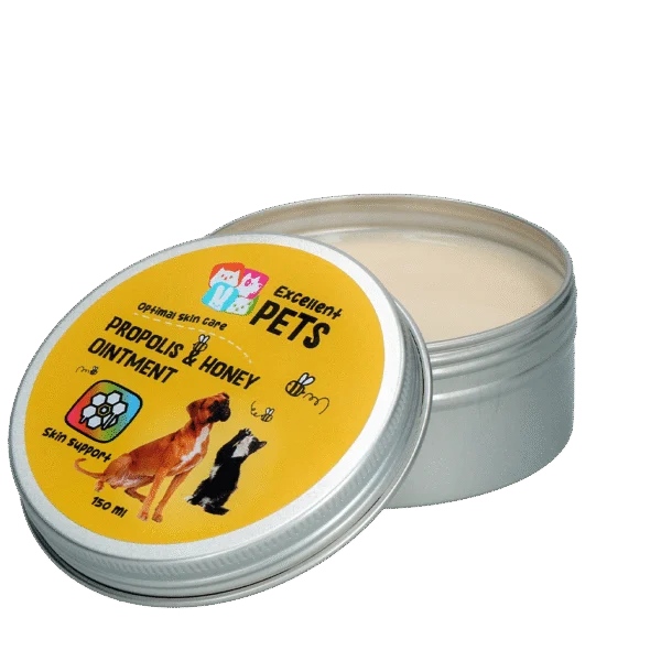 Maść do skóry z propolisem i miodem, 150 ml – Excellent Pets Propolis & Honey Ointment