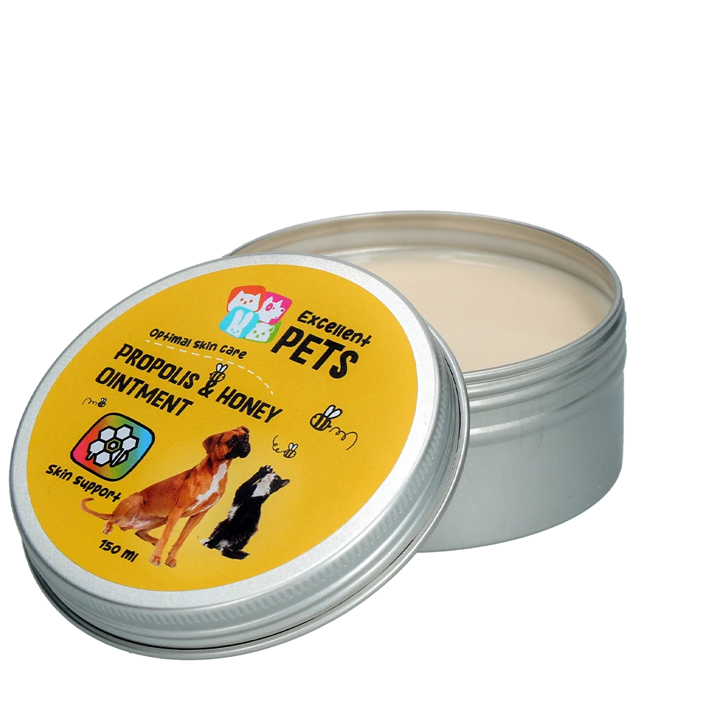 Maść do skóry z propolisem i miodem, 150 ml – Excellent Pets Propolis & Honey Ointment - obrazek 1