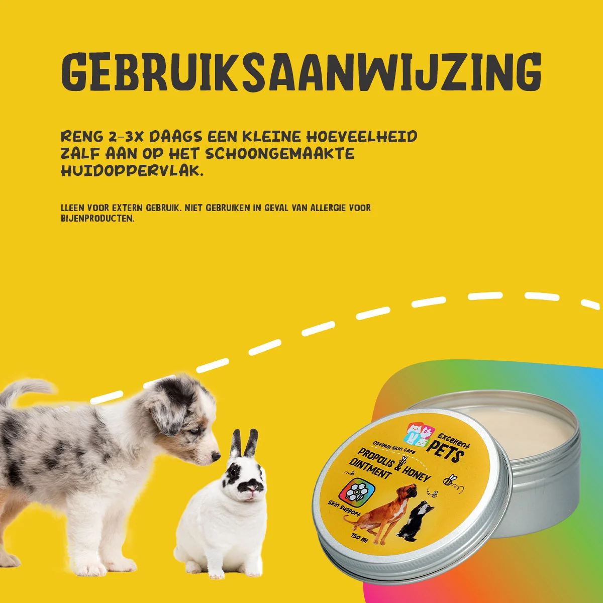Maść do skóry z propolisem i miodem, 150 ml – Excellent Pets Propolis & Honey Ointment - obrazek 6