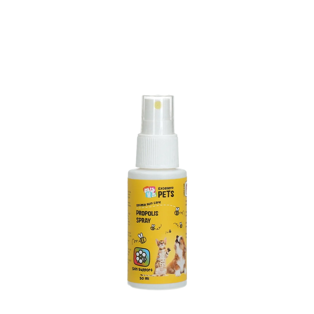 Spray do pielęgnacji skóry z propolisem, 50 ml – Excellent Pets Propolis Spray - obrazek 1