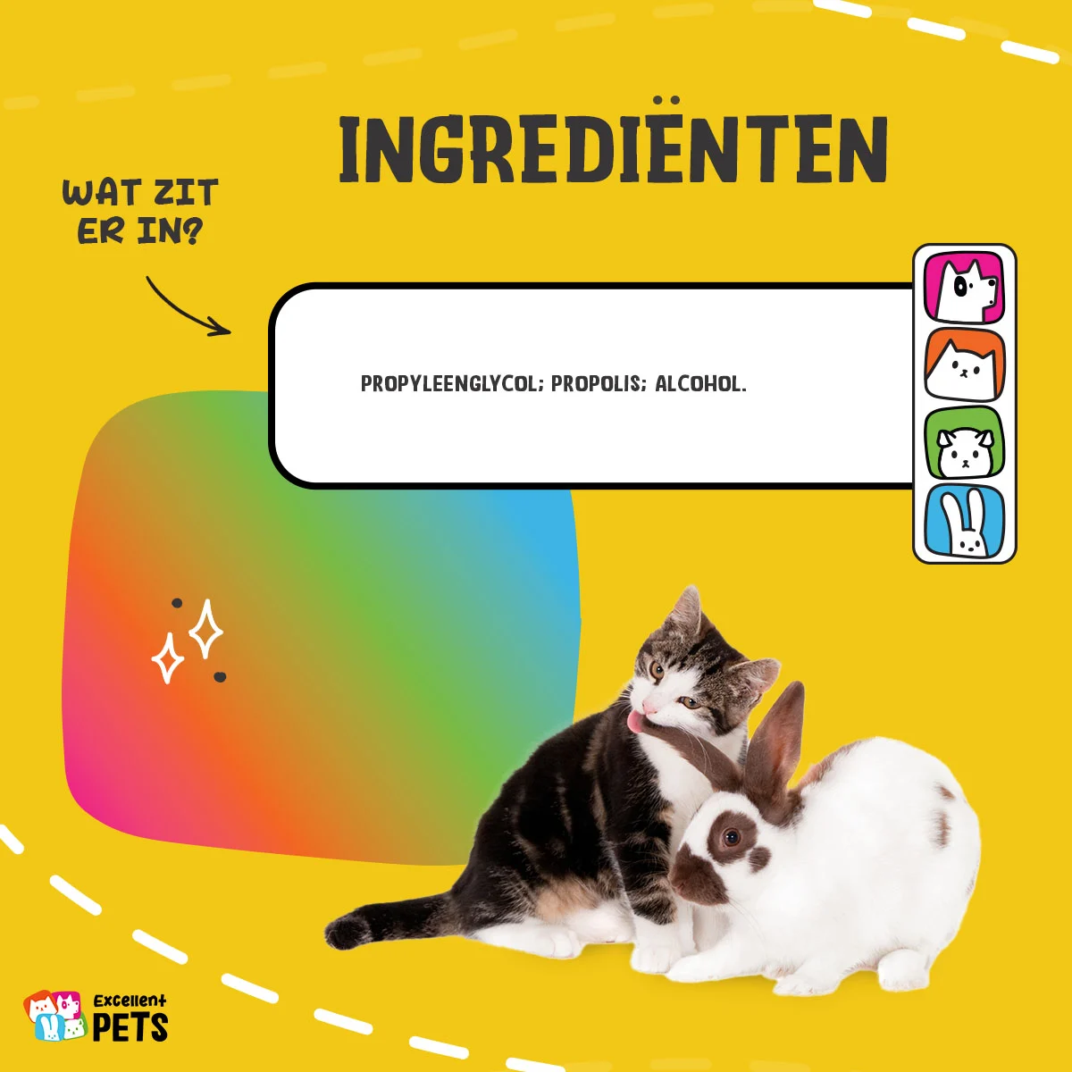 Spray do pielęgnacji skóry z propolisem, 50 ml – Excellent Pets Propolis Spray - obrazek 4