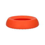 Silikonowa miska na karmę i wodę dla psów z krawędzią ograniczającą rozchlapywanie, 300 ml, pomarańczowa – Excellent Pets No-Spill Bowl - obrazek 3