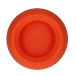 Silikonowa miska dla psa na karmę i wodę z rantem przeciwrozlewowym, 800 ml, pomarańczowa – Excellent Pets No-Spill Bowl - obrazek 2