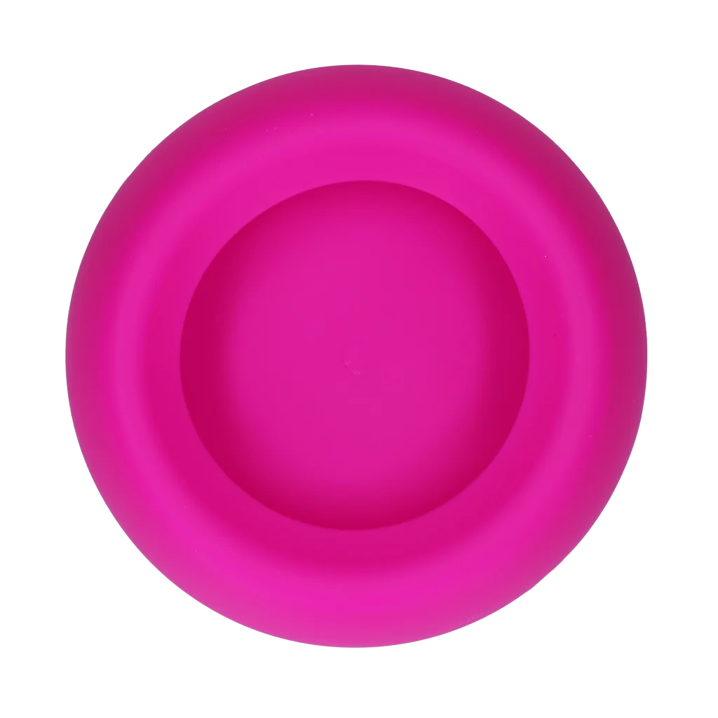 Silikonowa miska na karmę i wodę dla psów z rantem ograniczającym rozchlapywanie, 800 ml, różowa – Excellent Pets No-Spill Bowl - obrazek 2