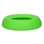 Silikonowa miska na karmę i wodę dla psów z rantem zapobiegającym rozlewaniu, 300 ml, zielona – Excellent Pets No-Spill Bowl - obrazek 3