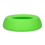 Silikonowa miska dla psa na karmę i wodę z rantem zapobiegającym rozchlapywaniu, 800 ml, zielona – Excellent Pets No-Spill Bowl - obrazek 2