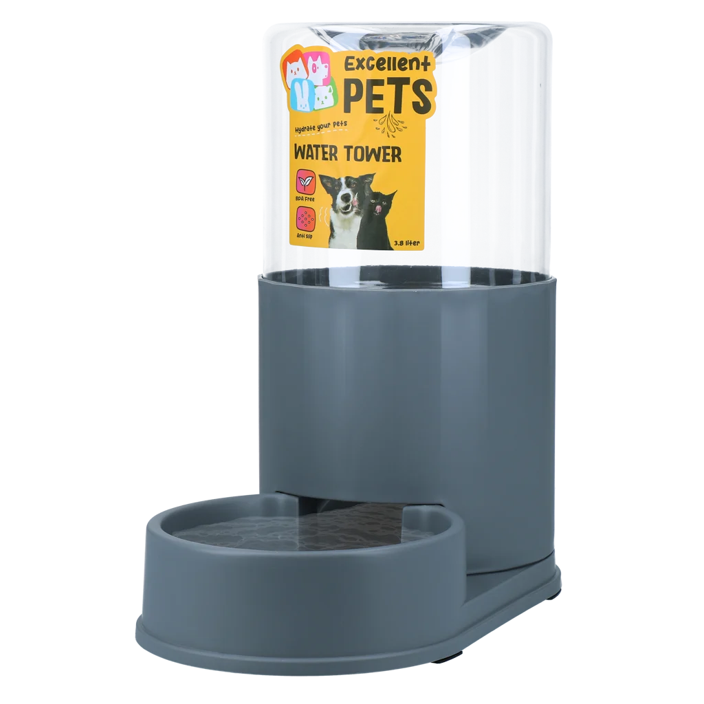 Wieża pojąca z miską 3,8 l – Excellent Pets Water Tower - obrazek 1