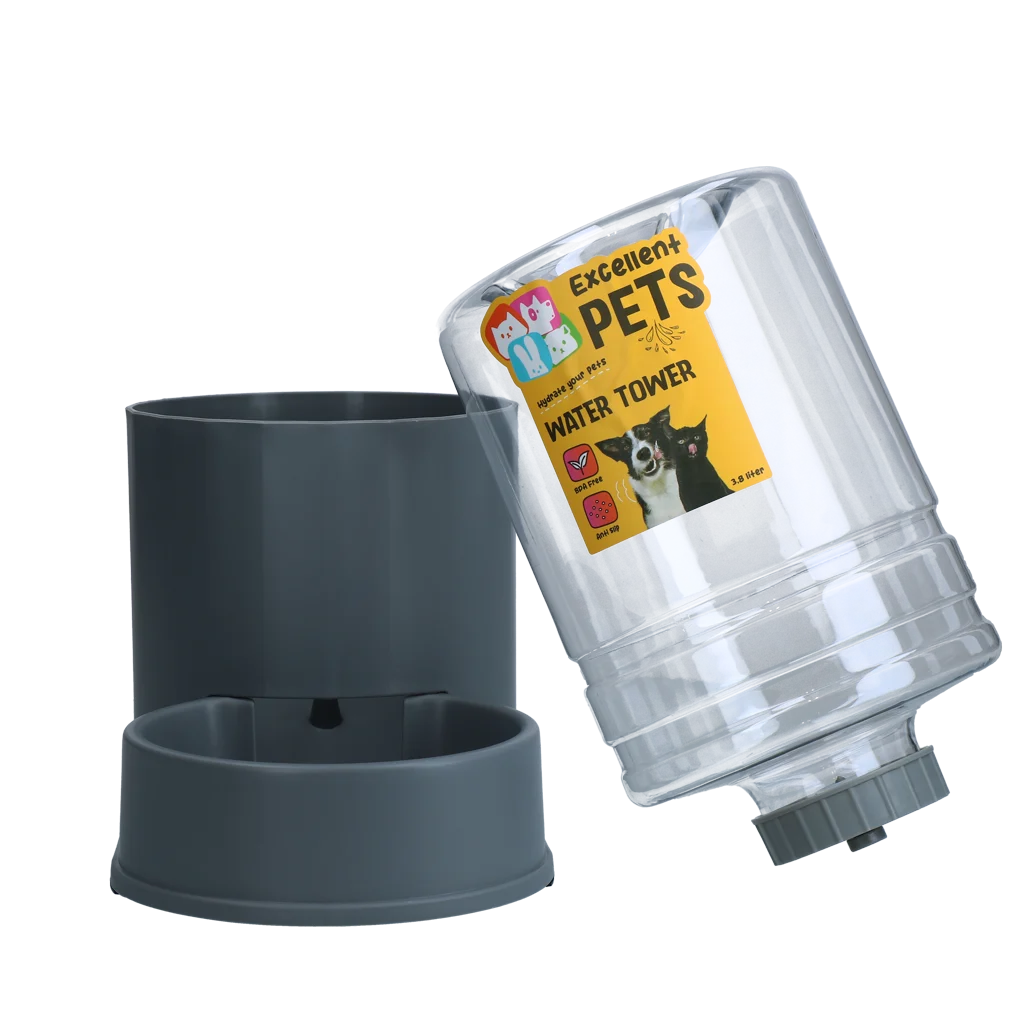 Wieża pojąca z miską 3,8 l – Excellent Pets Water Tower - obrazek 3
