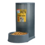 Wieża na karmę dla psów i kotów z antypoślizgowymi nóżkami, 2,3 kg – Excellent Pets Feeding Tower