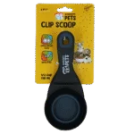 Miarka do karmy z klipsem zamykającym, 0,5 cup – Excellent Pets Clip Scoop