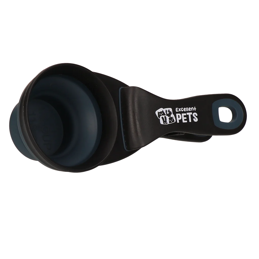 Miarka do karmy z klipsem zamykającym, 0,5 cup – Excellent Pets Clip Scoop - obrazek 3