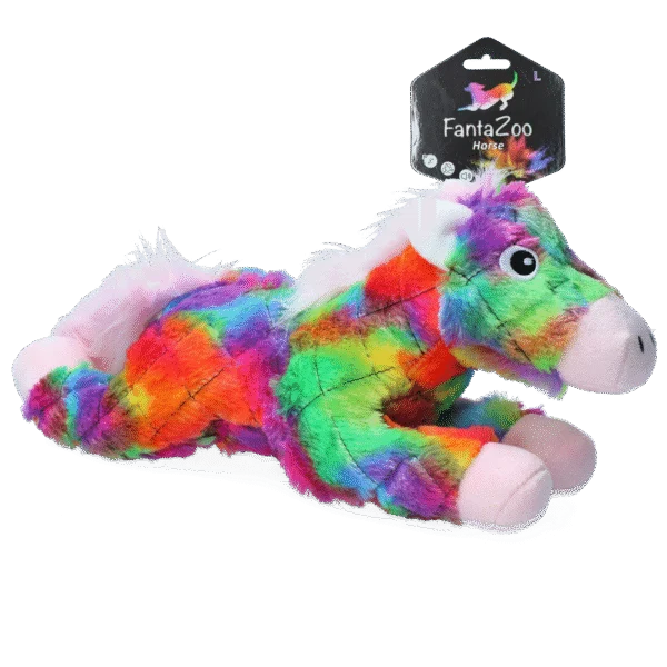 Pluszowa zabawka dla psa Koń z piszczałką, L, 32 x 16 cm – FantaZoo Horse