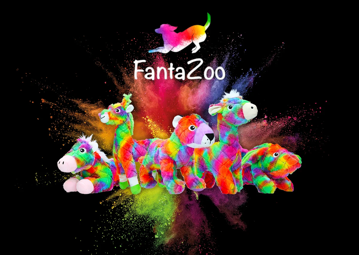 Pluszowa zabawka dla psa Koń z piszczałką, L, 32 x 16 cm – FantaZoo Horse - obrazek 4