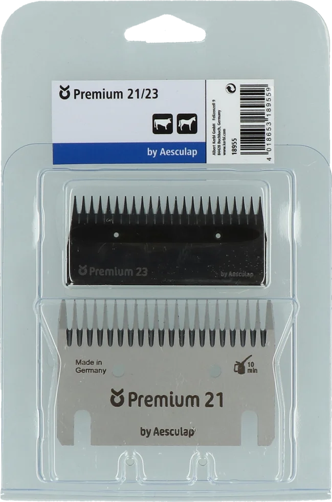 Zestaw ostrzy 21/23 Z – Clipster FarmClipper - obrazek 1