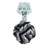 Bawełniany sznur do przeciągania z piłką, 24 cm – Floss Toss Natural Dental Ropes Dental Rope Exteme Ball