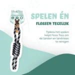 Bawełniany sznur dla psa, 61 cm – Floss Toss Natural Dental Ropes Dental Rope Exteme 8-Tugger - obrazek 2