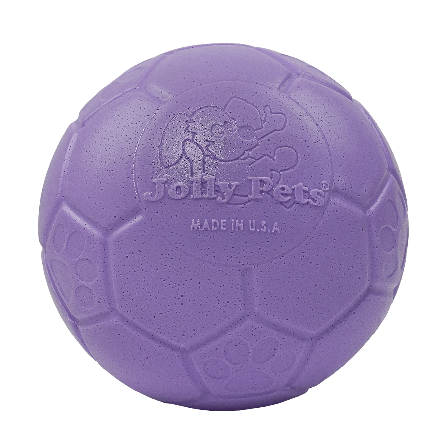 Piłka do aportowania dla psa, jasnofioletowa, 20 cm – Jolly Pets Jolly Soccer Ball - obrazek 1