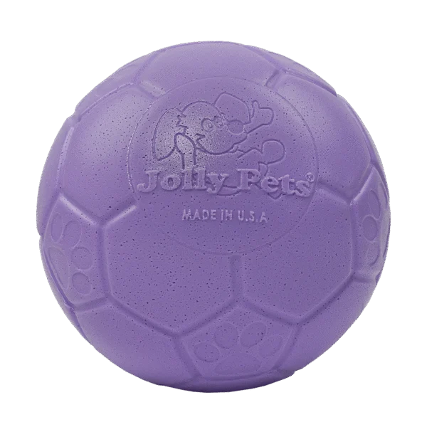 Piłka do aportowania dla psa, jasnofioletowa, 15 cm – Jolly Pets Jolly Soccer Ball