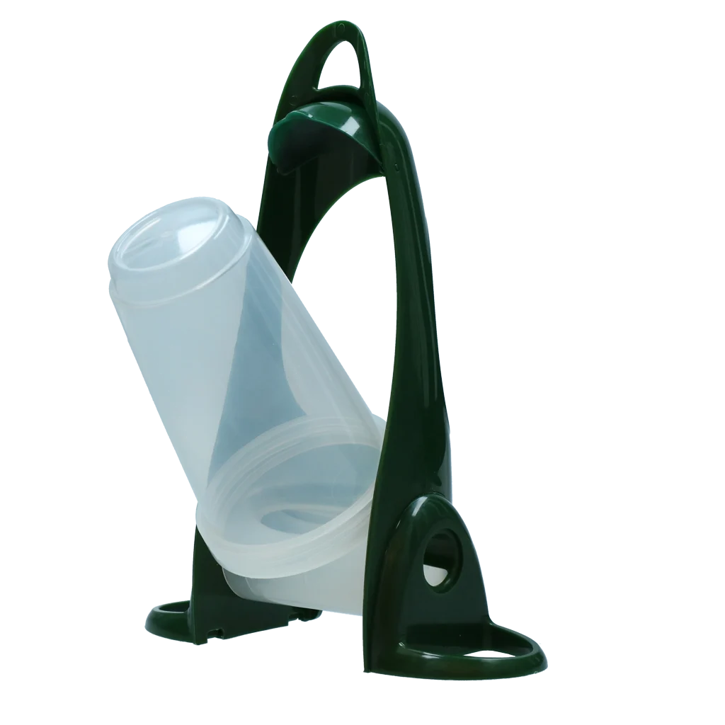 Karmnik tubowy z okrągłą żerdką i 2 otworami, 1200 g – Hofman Garden Care Bird Feeder Flip & Twist - obrazek 2