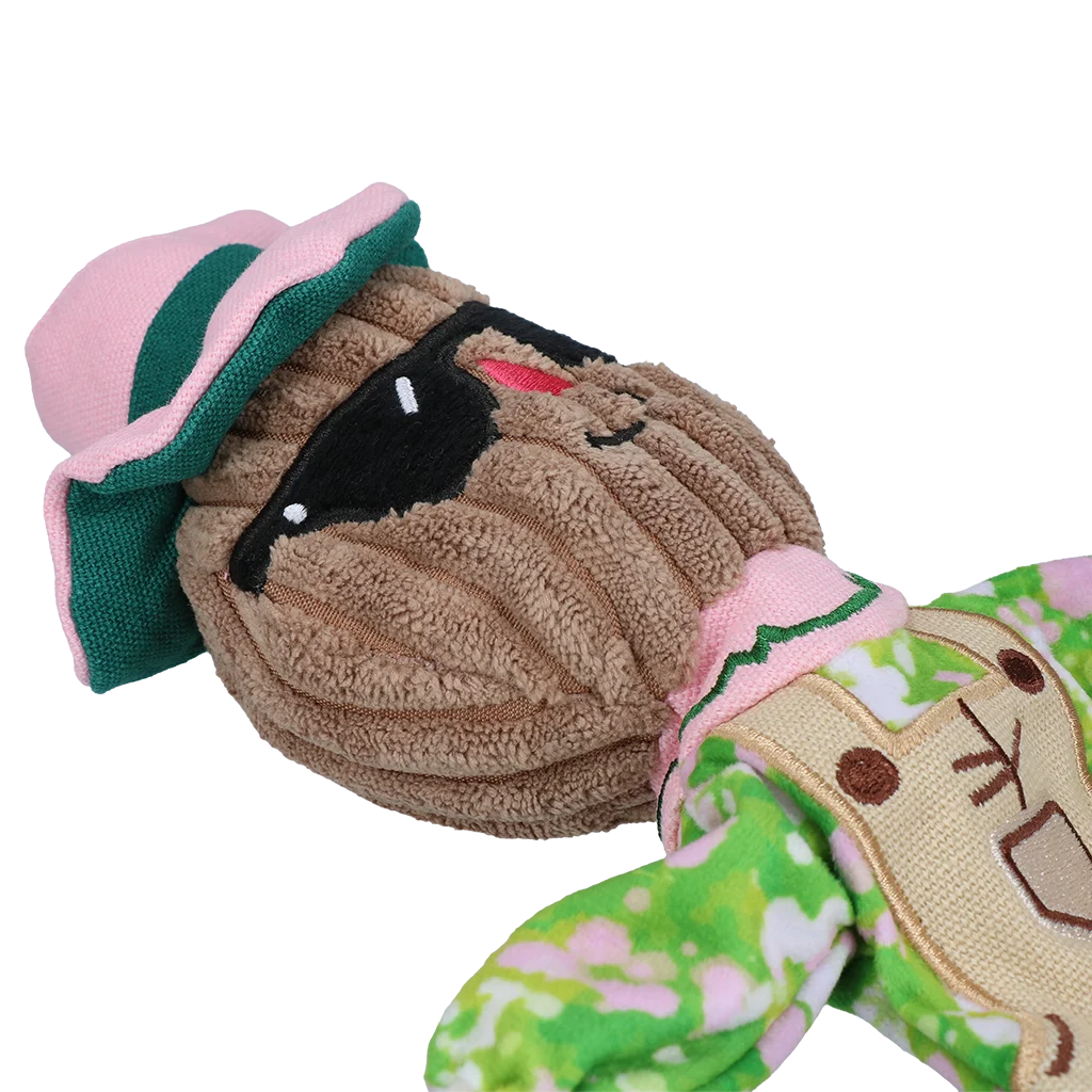 Zabawka do przeciągania w kształcie stracha na wróble ze szeleszczącym tułowiem i sznurem – Garden Paws Scarecrow Scary Harry S - obrazek 4