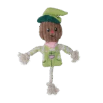 Zabawka do przeciągania Strach na wróble z szeleszczącym tułowiem i liną – Garden Paws Scarecrow Indy Fields S - obrazek 2