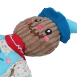 Zabawka do przeciągania Strach na wróble z szeleszczącym tułowiem i liną – Garden Paws Scarecrow Calvin Crow M - obrazek 4