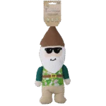 Pluszowa zabawka dla psa Krasnal ogrodowy z piszczałką M – Garden Paws Garden Gnome Smirking Steve M