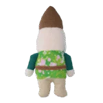Pluszowa zabawka dla psa Krasnal ogrodowy z piszczałką S – Garden Paws Garden Gnome Smirking Steve S - obrazek 3